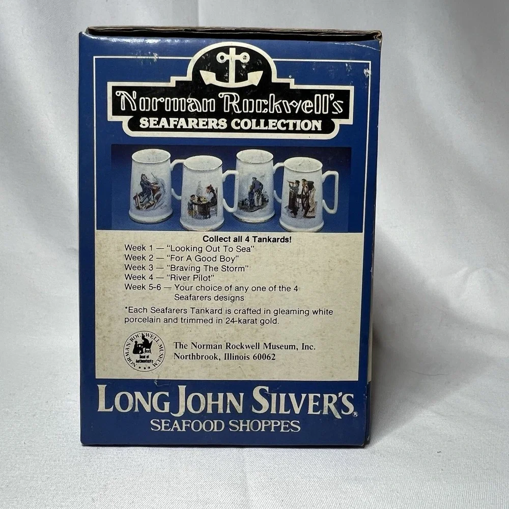 Long John Silver's Norman Rockwell's Collection 1985 